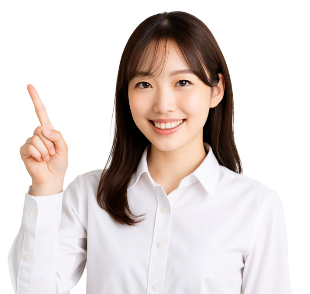 オススメしている女性